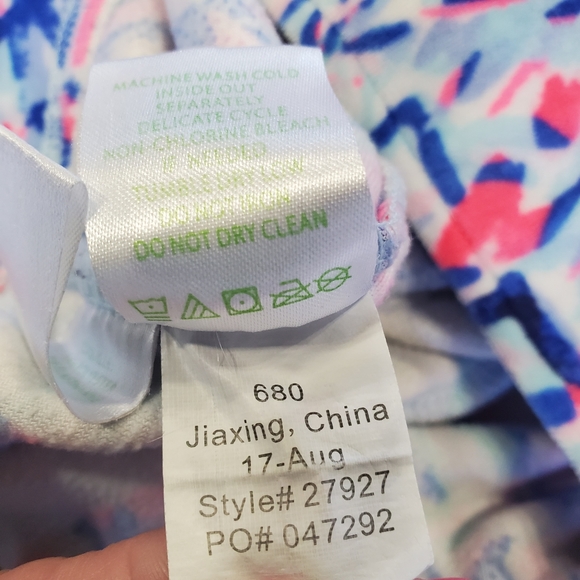 RARE Lilly Pulitzer Robyn Shorts Womens XSmall Cabana Cocktail Velour Lounge‎ XS - Picture 9 of 15